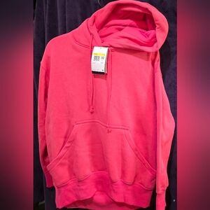 Nike Vibrant Pink Cowl Neck Sweater